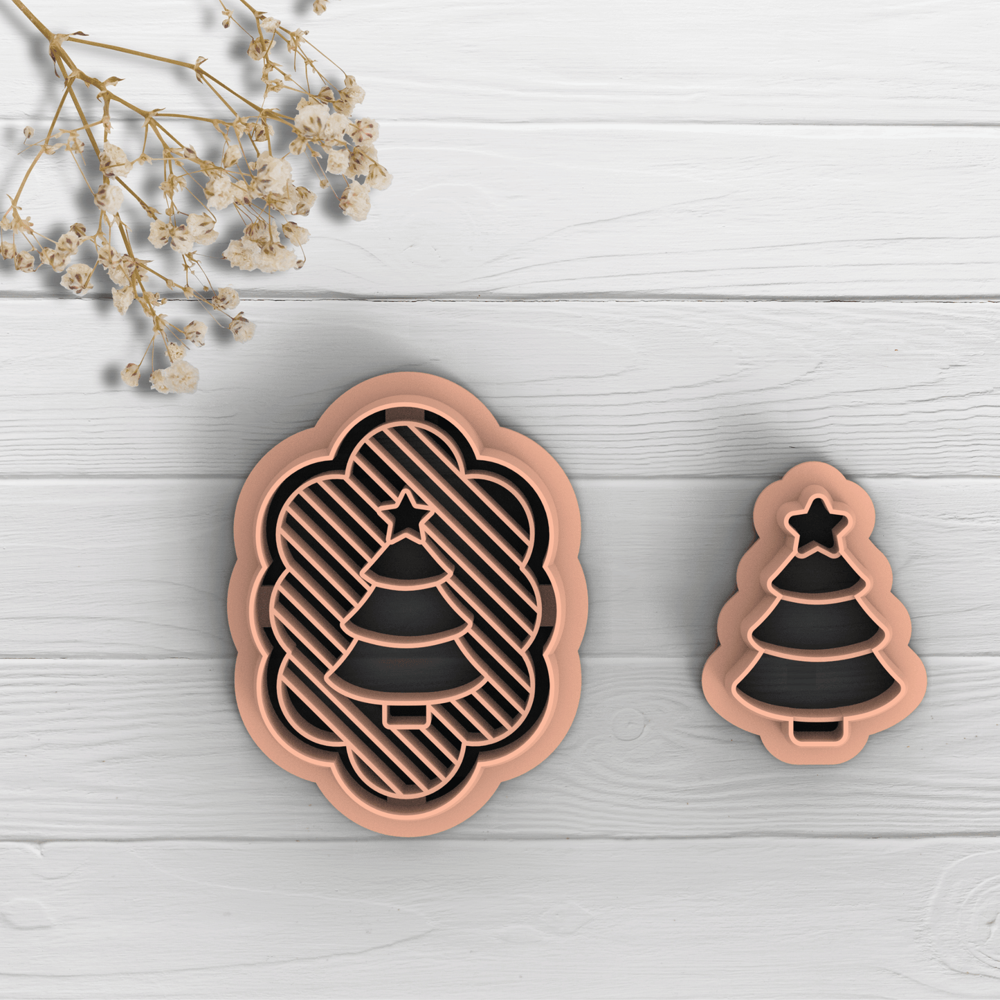Cortador Arcilla Polimérica| Holiday Tree Charm | Minipekas 20260907.2