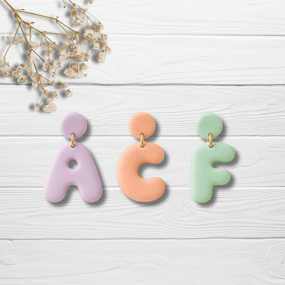 Cortador Arcilla Polimérica| Letras Bubble | Minipekas