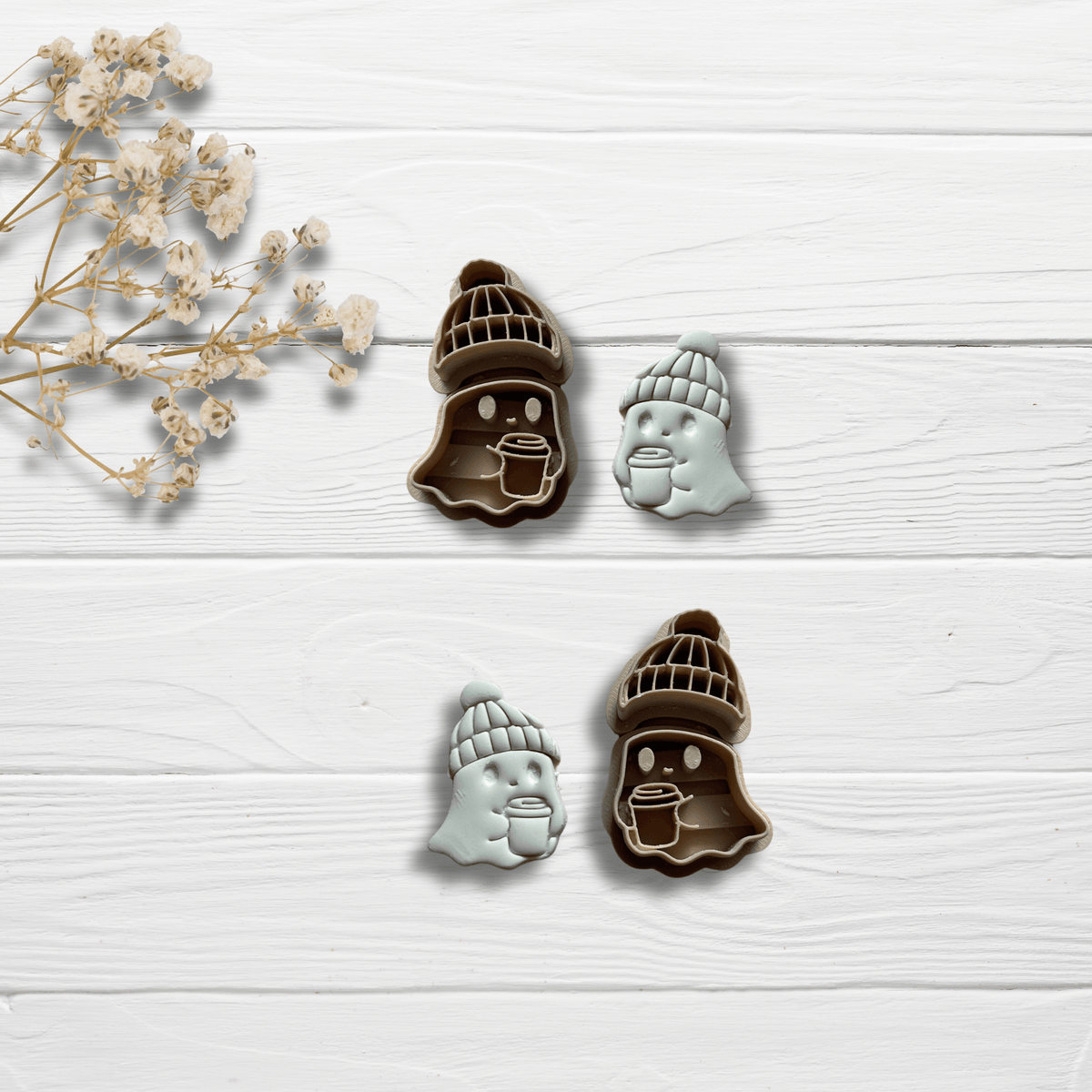 Cortador Arcilla Polimérica| Fantasma Gorro | Minipekas 23