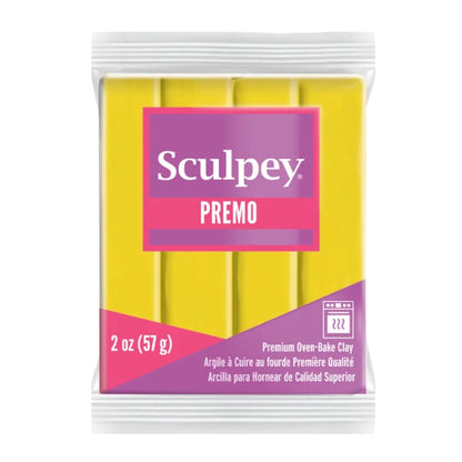 Argila polimérica Sculpey Premo Cádmio Amarelo 2 onças (56g)