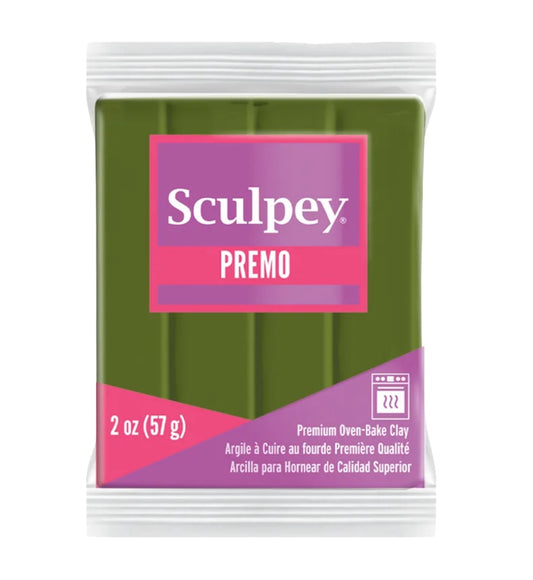 Sculpey Premo Argile polymère olive espagnole 2oz (56g)