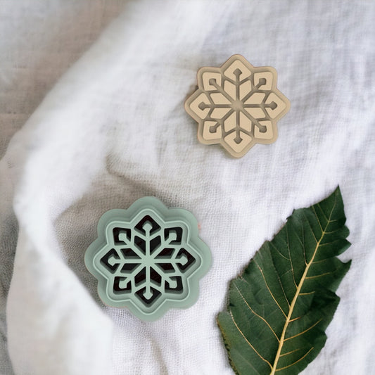 Coupe-neige pour réaliser des boucles d'oreilles en pâte polymère