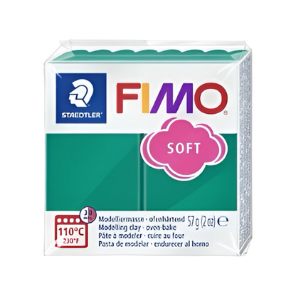 Fimo soft esmeralda arcilla polimerica 57g -2 oz