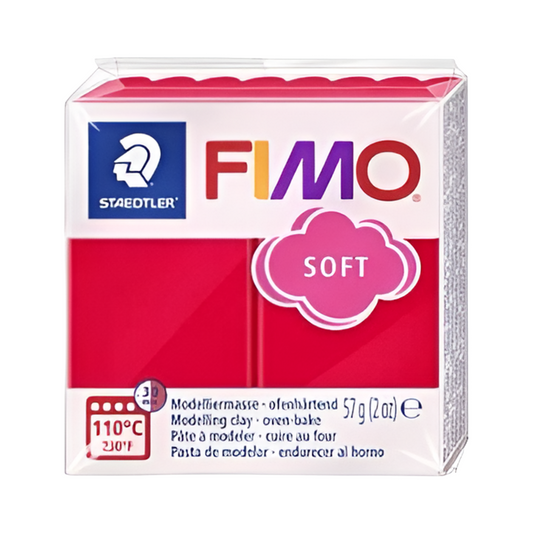 Fimo soft rojo indio arcilla polimerica 57g -2 oz