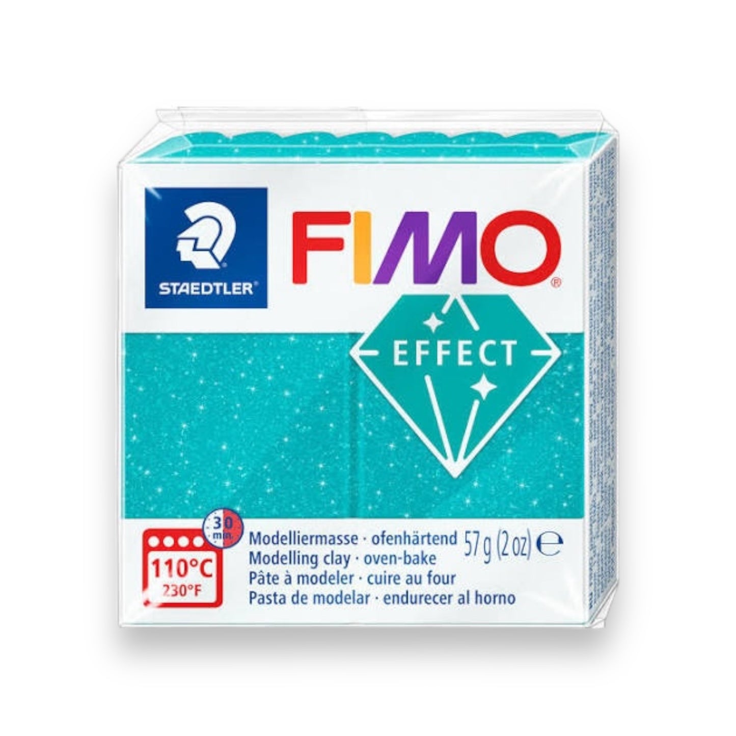 Fimo effect galaxy turquesa arcilla polimerica 57g -2 oz