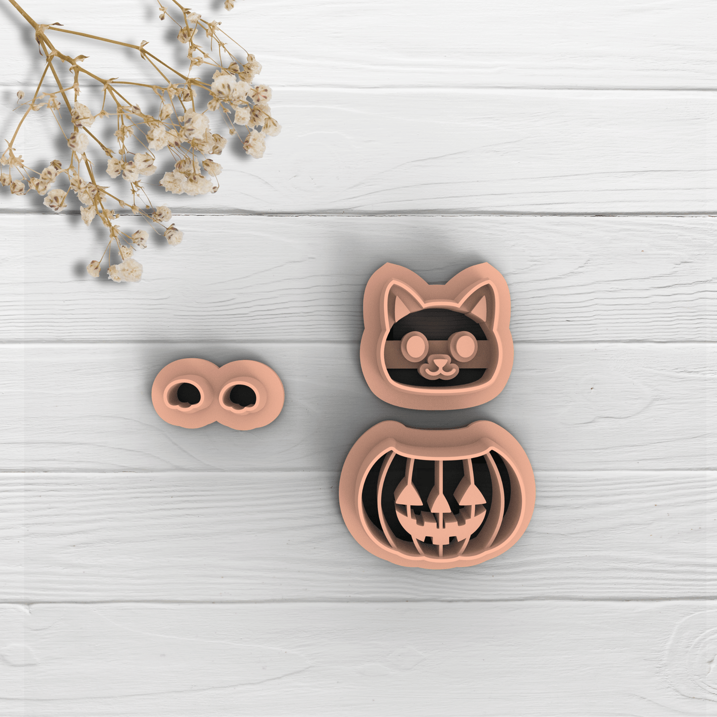 Cortador Arcilla Polimérica| kitty Pumpkin  | Minipekas 20260906.2