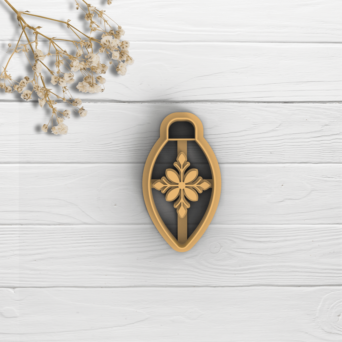 Cortador Arcilla Polimérica| Folk Bloom Bauble| Minipekas 20260904.1