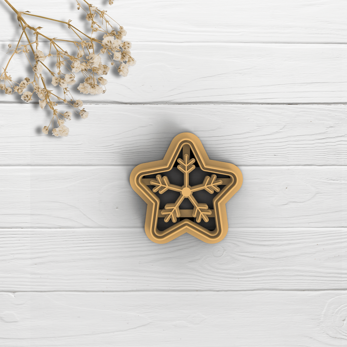 Cortador Arcilla Polimérica| Smowflake Star  | Minipekas 20260905.1