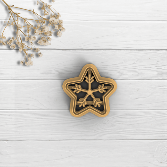 Cortador Arcilla Polimérica| Smowflake Star  | Minipekas 20260905.1