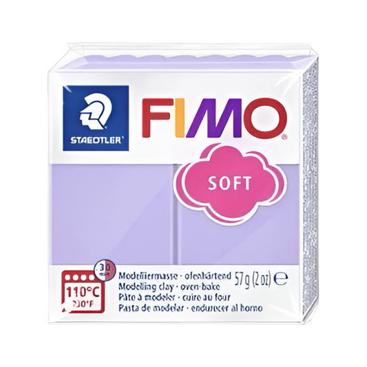 Pâte polymère Fimo douce lilas 57g -2 oz