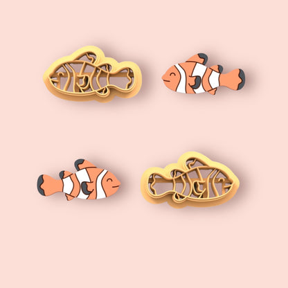 Découpeur de poisson Nemo pour réaliser des boucles d'oreilles en pâte polymère