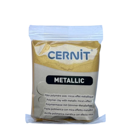 Argile polymère or métallique translucide Cernit 2oz (56g)