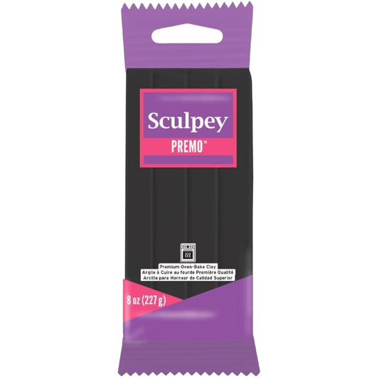 Sculpey Premo black arcilla polimerica 8oz ( 227g)