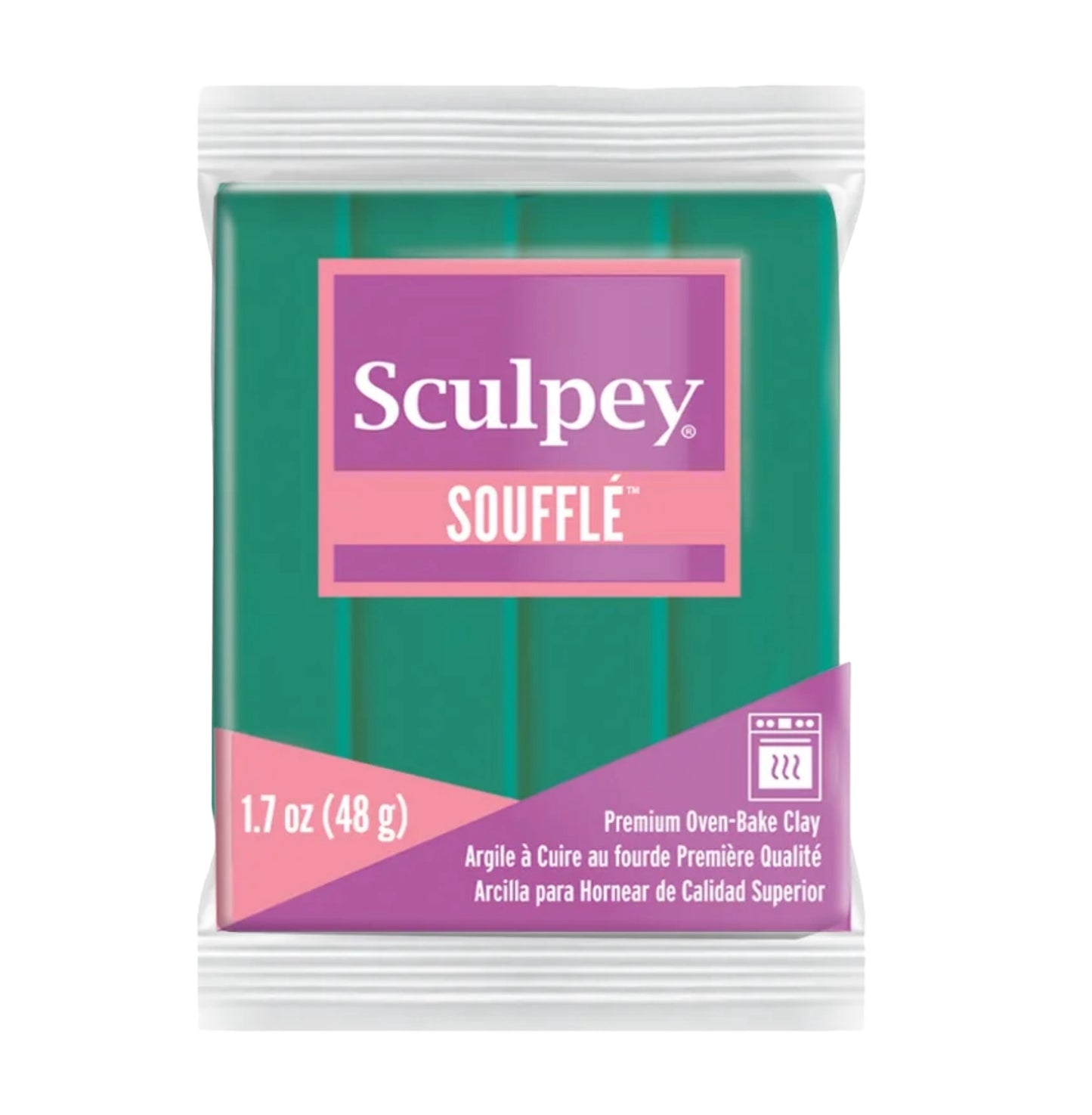 Sculpey Souffle Jade arcilla polimerica 1.7oz (48g)