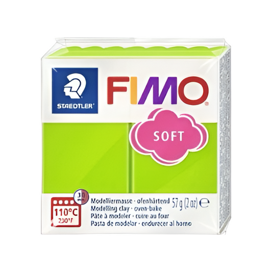 Argile polymère Fimo douce vert pomme 57g -2 oz