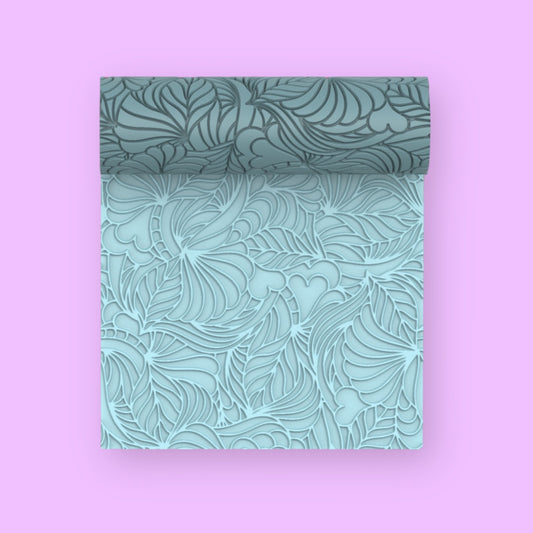 Rouleau de texture lignes florales pour pâte polymère #22