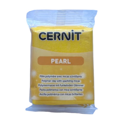 Cernit translucent pearl jaume  arcilla polimerica 2oz (56g)