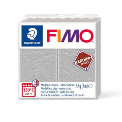 Fimo leather effect Gris arcilla polimerica 57g -2 oz