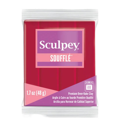 Argila de polímero Sculpey Souffle Cherrie Pie 1,7 onças (48g)