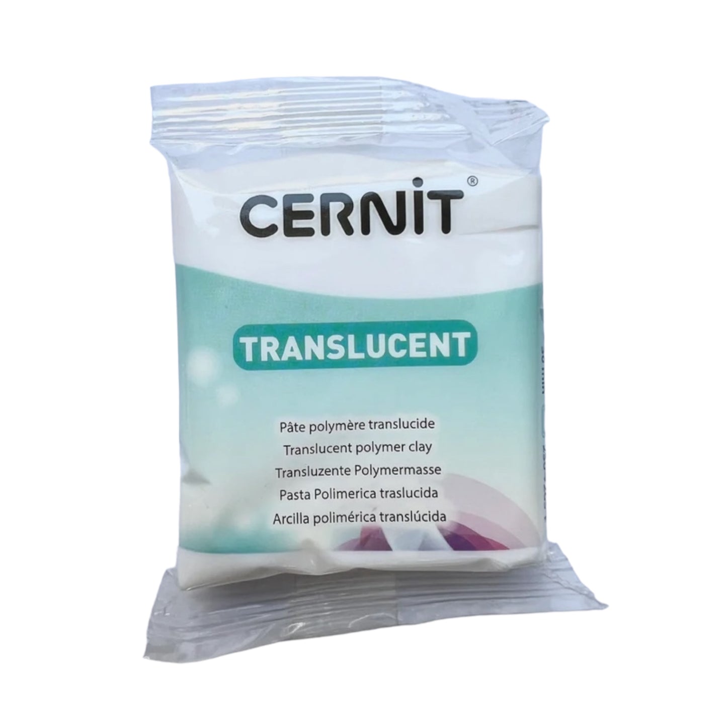 Argila de polímero translúcida Cernit 8,8 onças (250g)