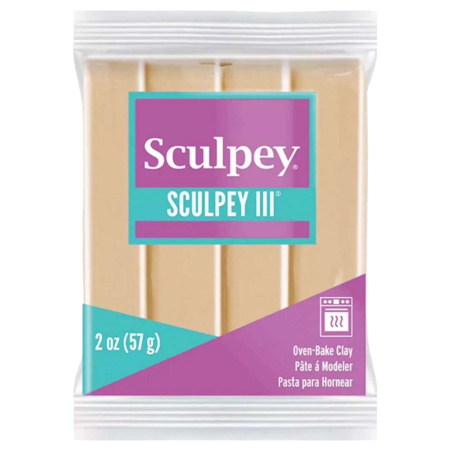 Sculpey III Tan arcilla polimerica 2oz (57g)