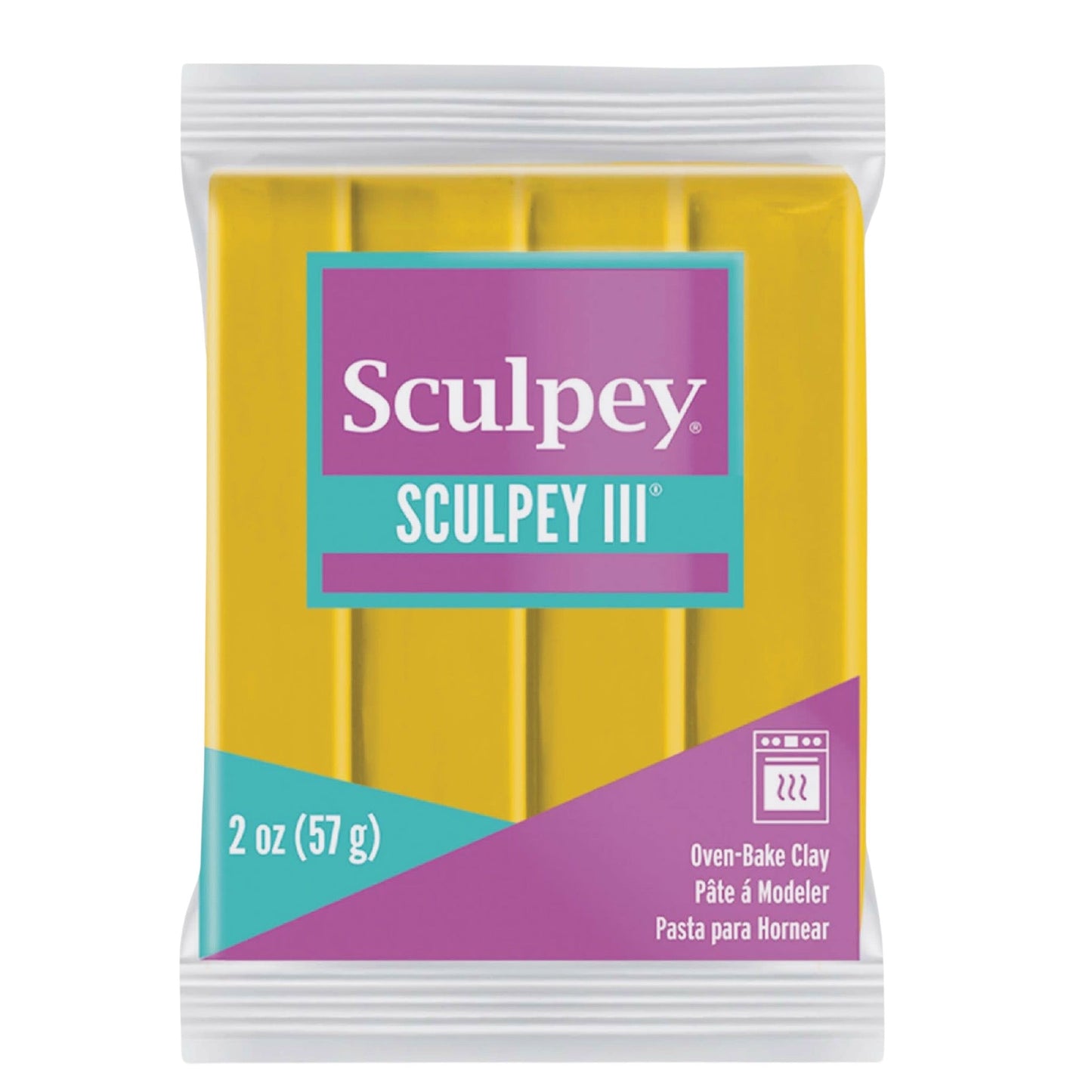 Sculpey III Yellow arcilla polimerica 2oz (57g)