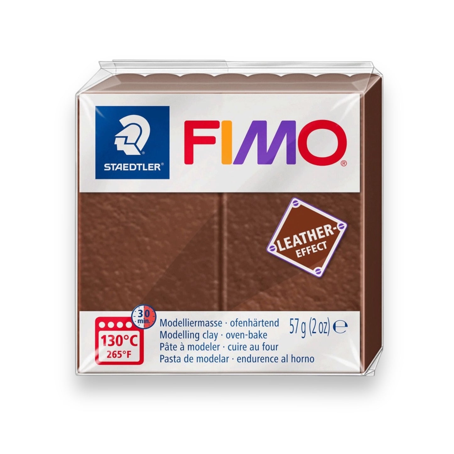 Fimo leather effect Nuez arcilla polimerica 57g -2 oz