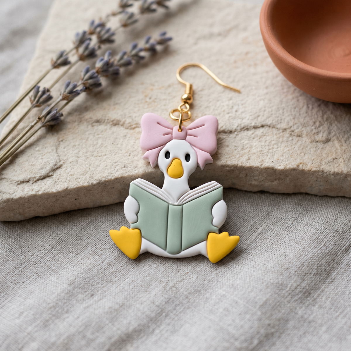 Cortador Arcilla Polimérica | Bookish Bow Duck | Minipekas