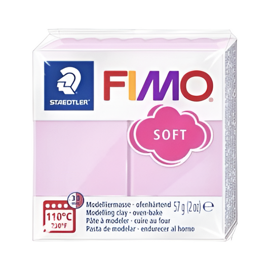 Fimo soft rosa  pastel arcilla polimerica 57g -2 oz