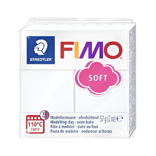 Fimo soft blanco arcilla polimerica 57g -2 oz