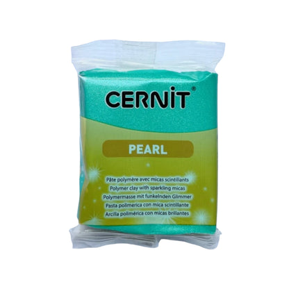 Cernit translucent pearl vert arcilla polimerica 2oz (56g)