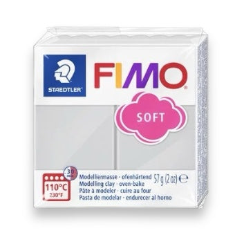 Fimo soft gris delfin arcilla polimerica 57g -2 oz