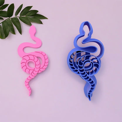 Serpent Un emporte-pièce pour réaliser des boucles d'oreilles en pâte polymère