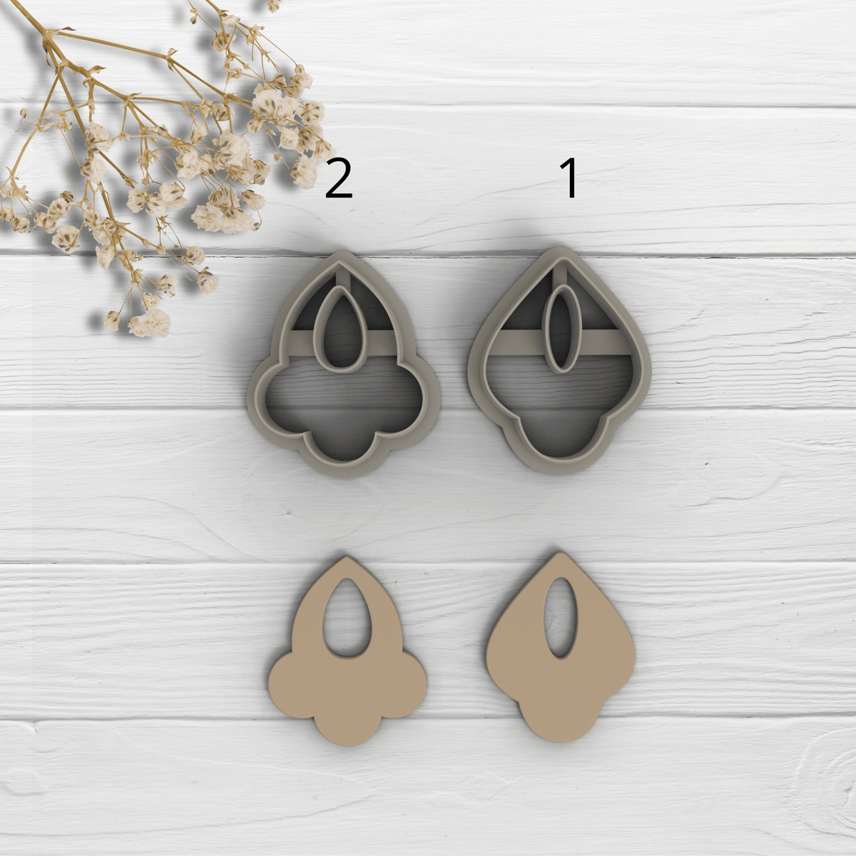 Cortador Arcilla Polimérica| Hoop Charms | Minipekas