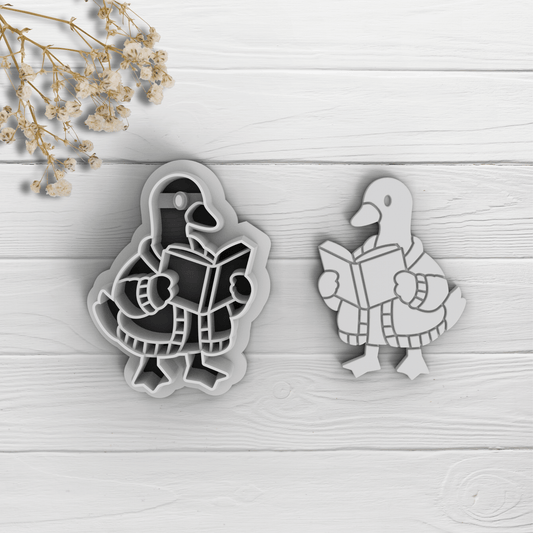 Cortador Arcilla Polimérica | Cazy Reader Duck | Minipekas