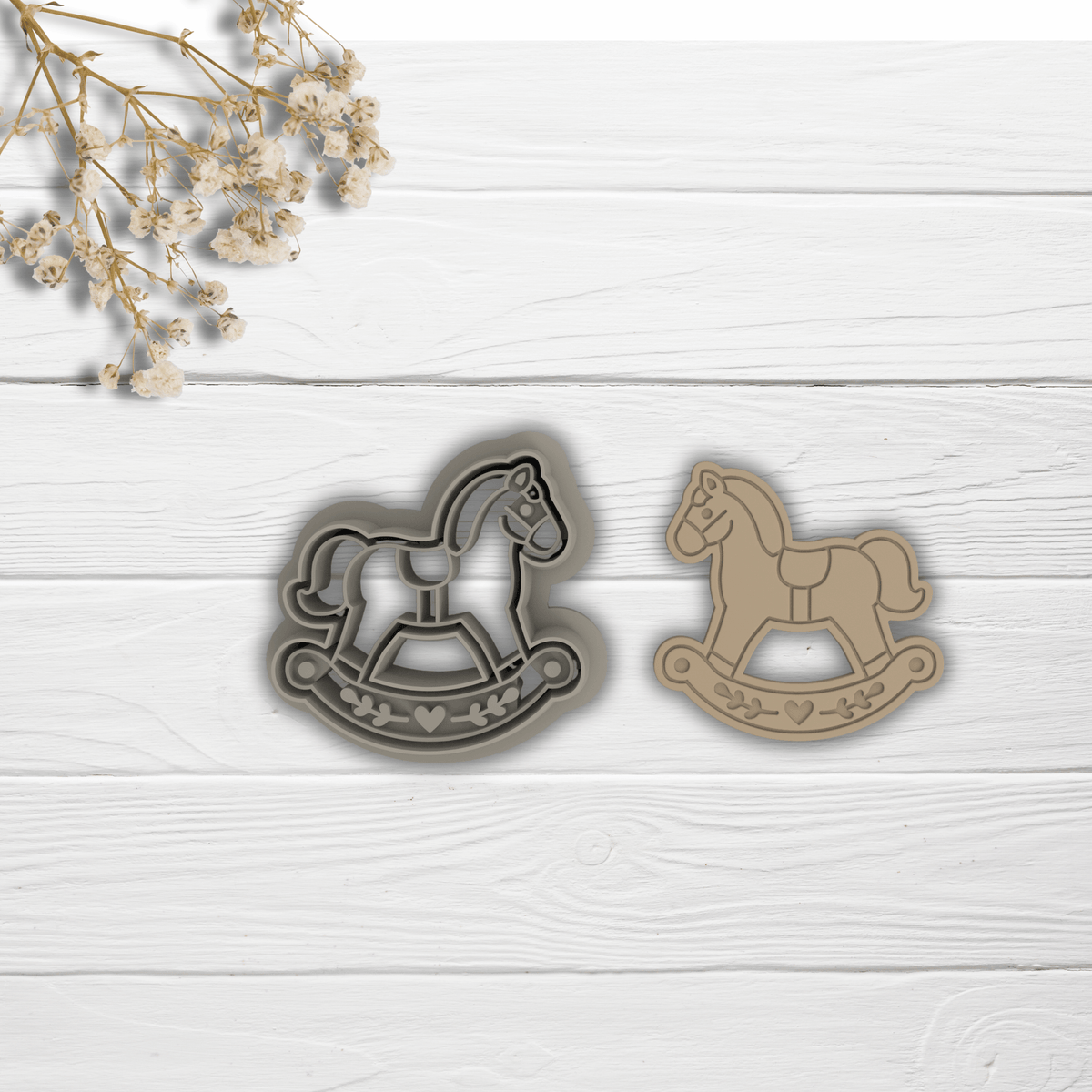 Cortador Arcilla Polimérica| Country Rocking Horse | Minipekas