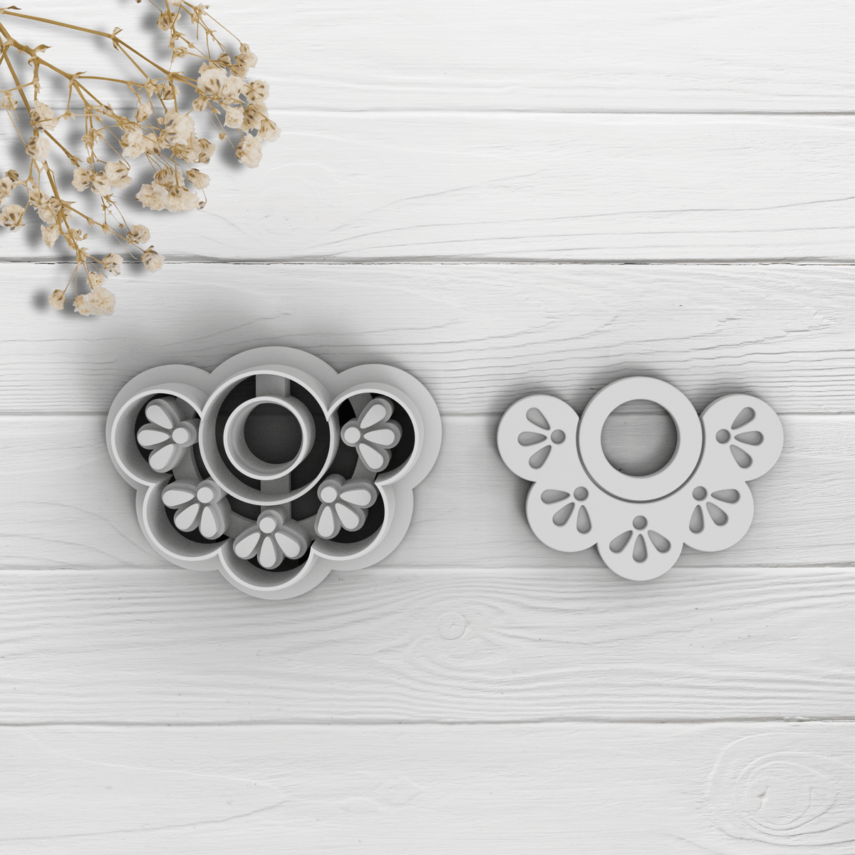 Cortador Arcilla Polimérica | Petal Scalloped | Minipekas
