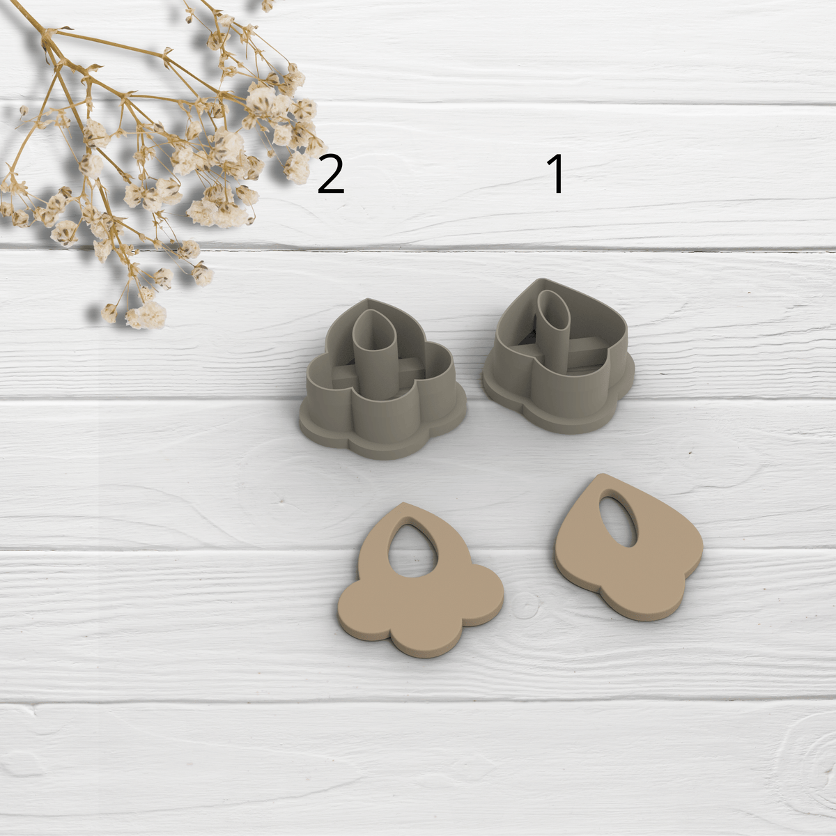 Cortador Arcilla Polimérica| Hoop Charms | Minipekas