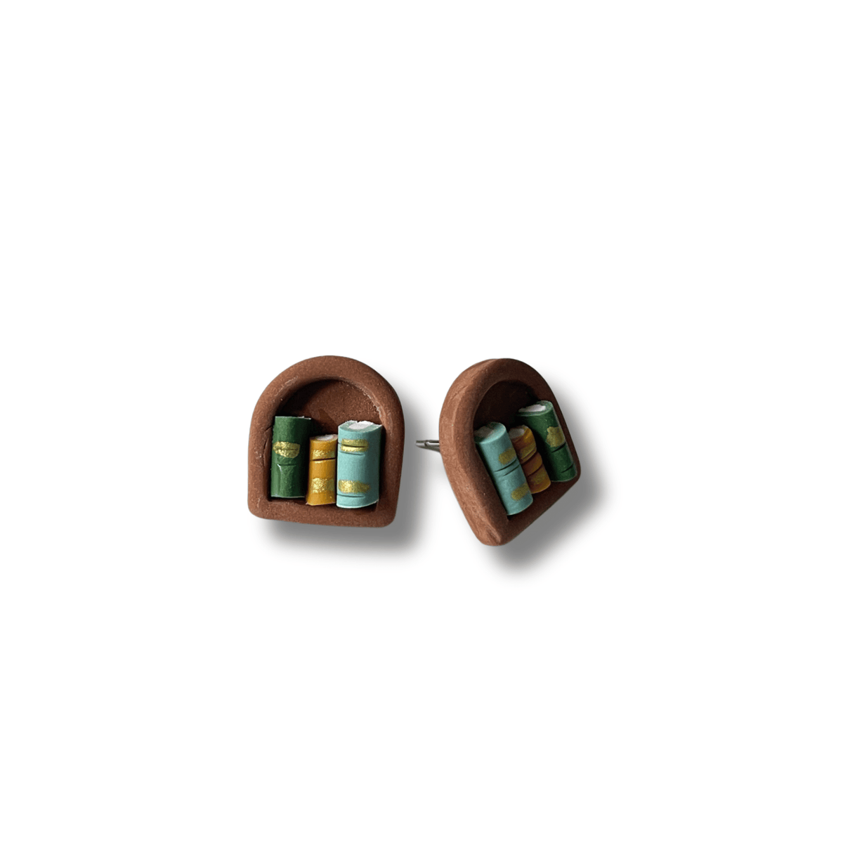 Pendiente Boton Libreria Arco | Minipekas