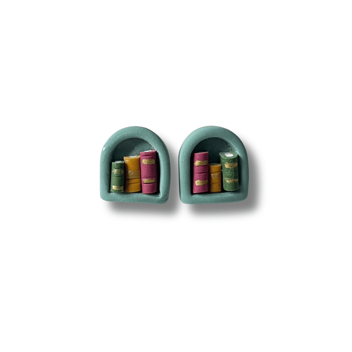 Pendiente Boton Libreria Arco | Minipekas
