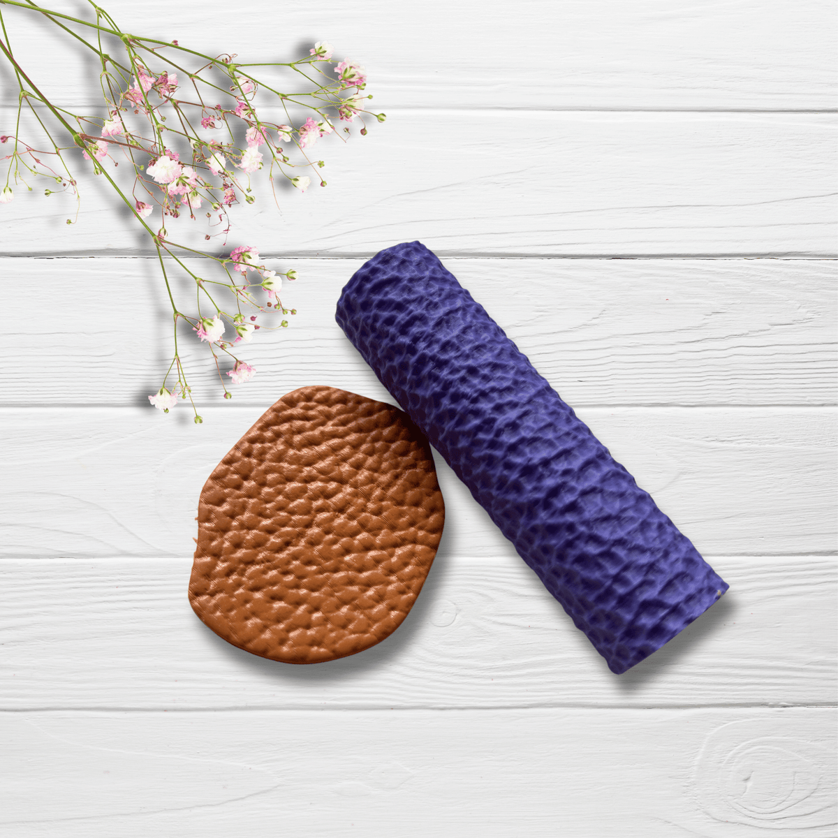 Rouleau à texture Little Bloom | Minipekas | Pâte polymère