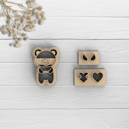 Cortador Arcilla Polimérica| Oso Love| Minipekas