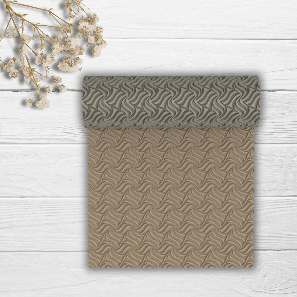 Rodillo Textura Retro Wave| Minipekas| Arcilla Polimerica