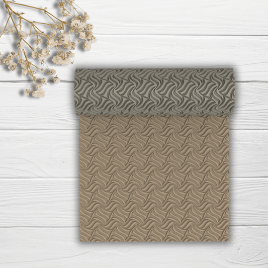 Rodillo Textura Retro Wave| Minipekas| Arcilla Polimerica