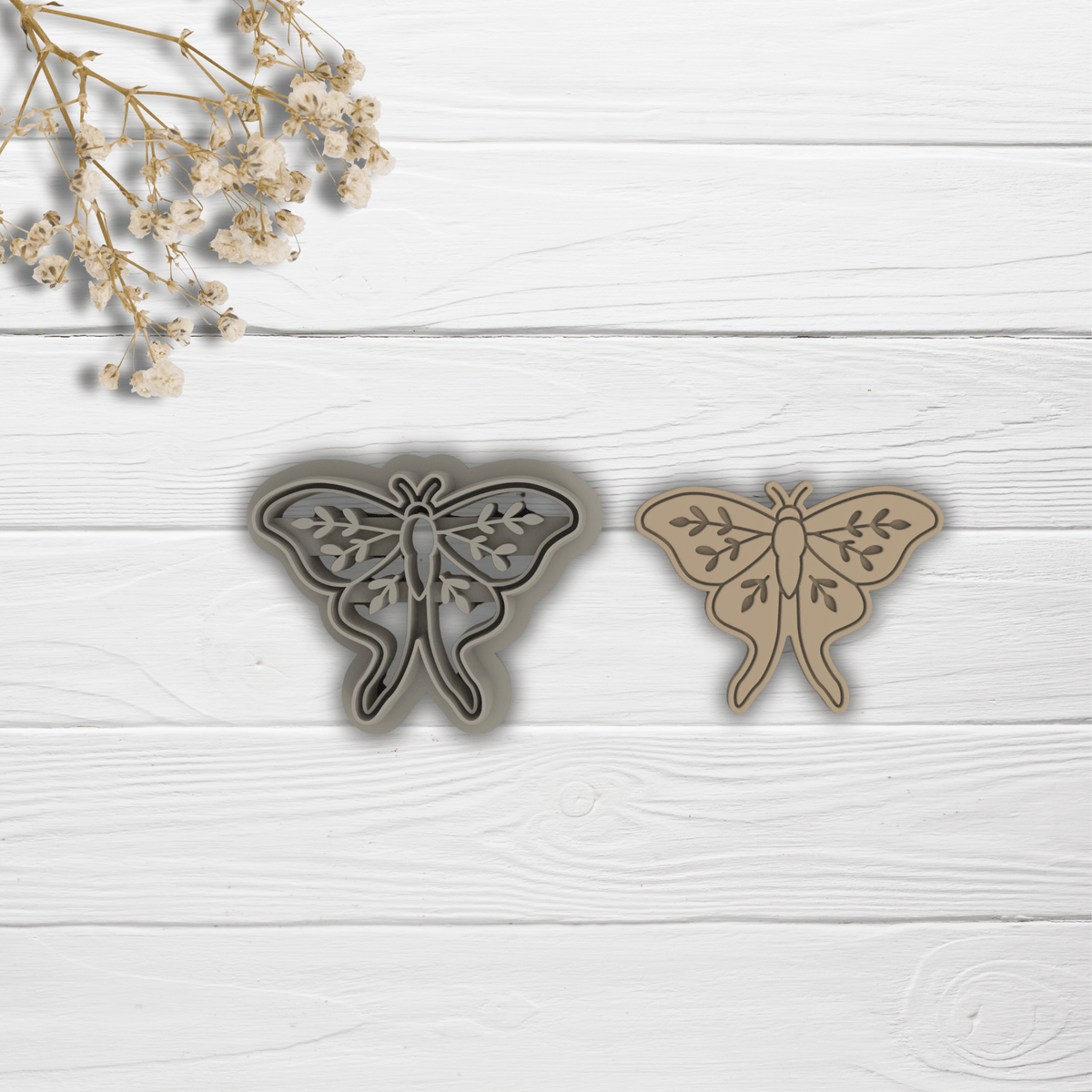Cortador Arcilla Polimérica| Botanical Moth| Minipekas