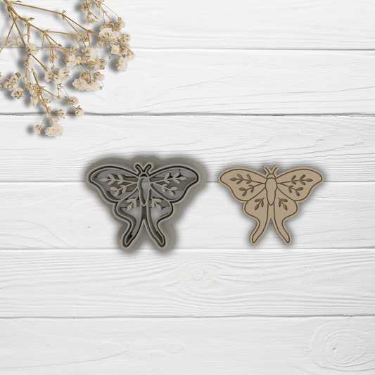 Cortador Arcilla Polimérica| Botanical Moth| Minipekas