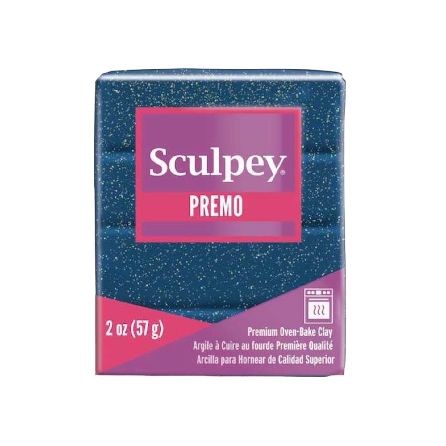 Sculpey Premo Galaxy Glitter Polymer Clay 2 onças (56 g)