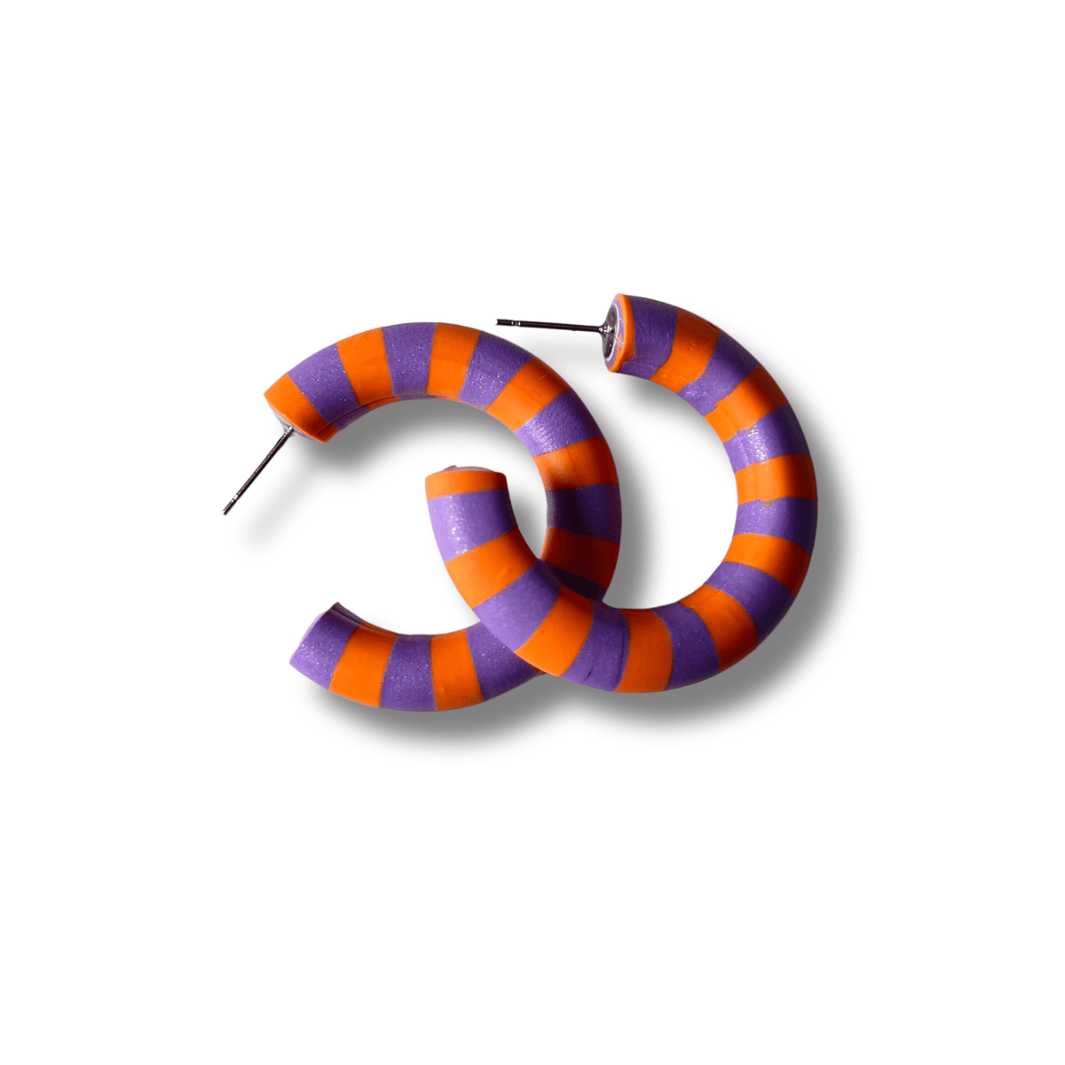 Aro Retro Naranja y Morado