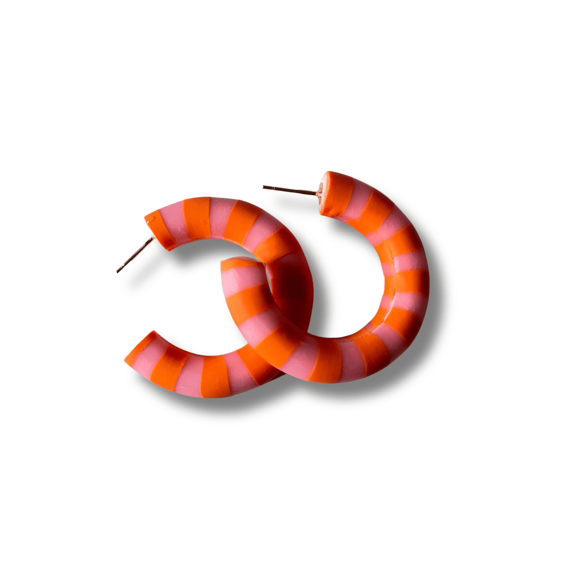 Aro Retro Naranja y Rosa