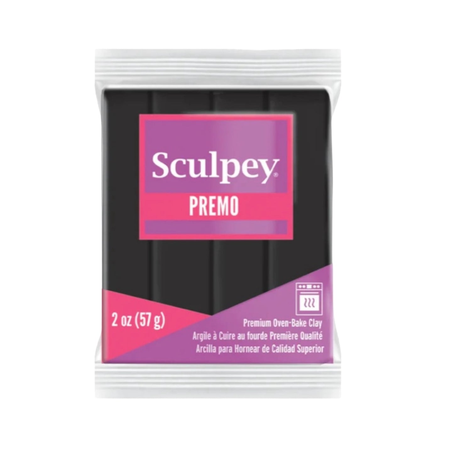 Sculpey Premo Black arcilla polimerica 2oz (56g)